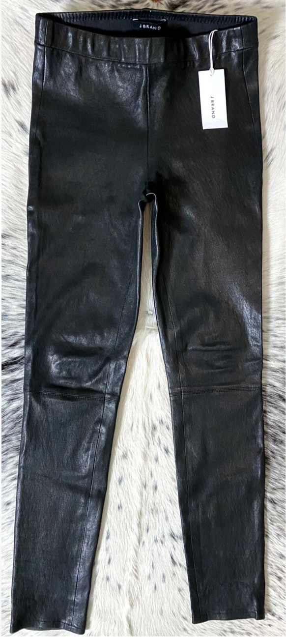 J BRAND L8007 “EDITA” PULL-UP LEATHER LEGGING