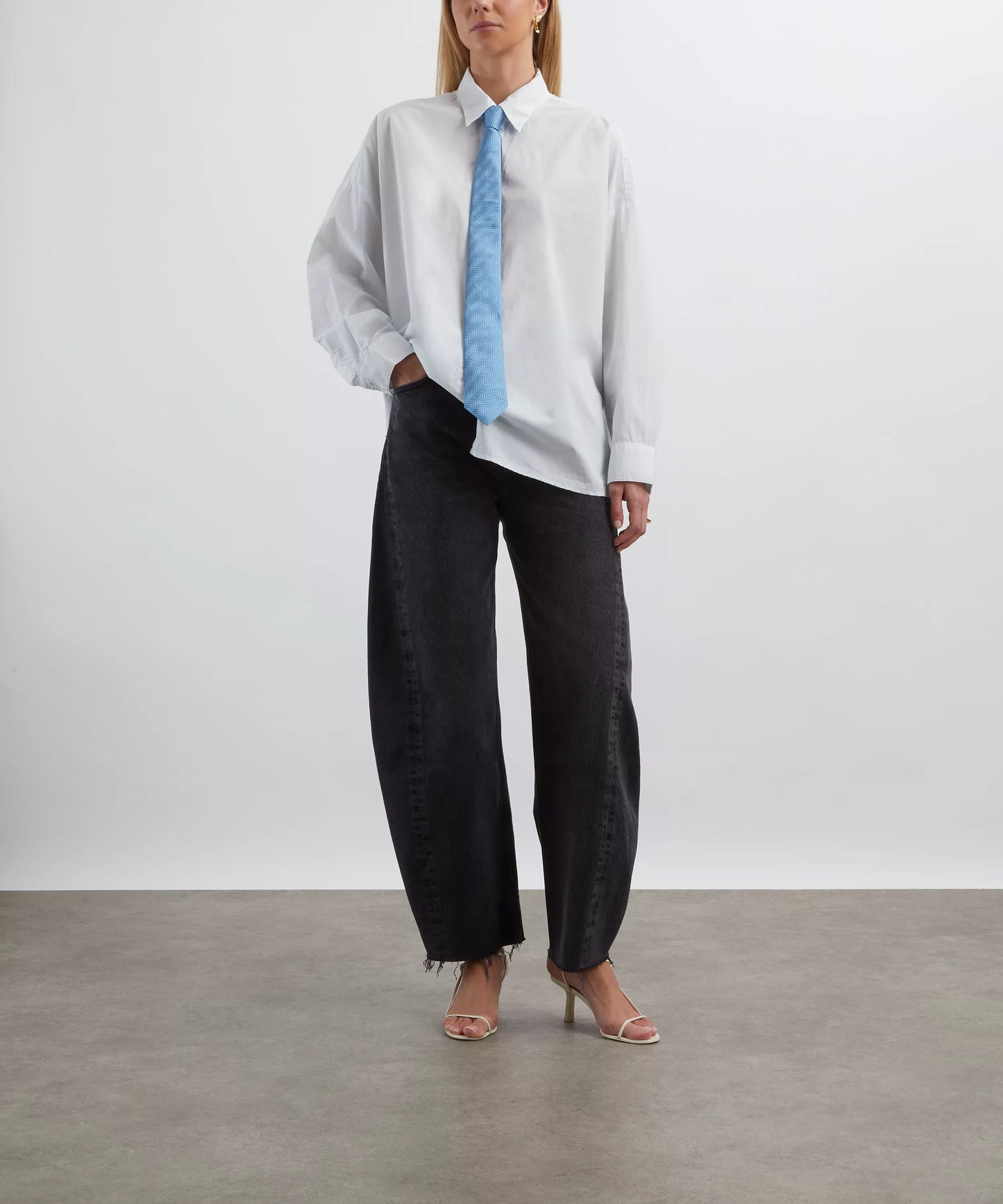 AGOLDE LUNA PIECED BARREL JEANS