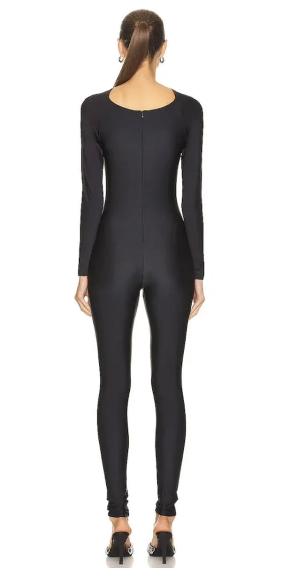 COPERNI CUTOUT BUTTERFLY JUMPSUIT WIITH MASK