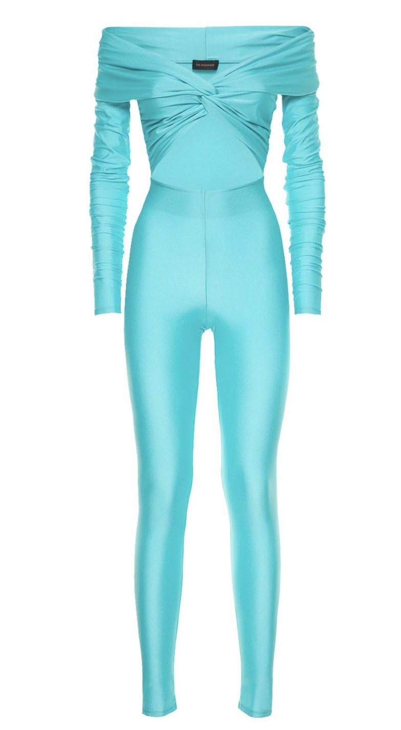 ANDAMANE KENDALL JUMPSUIT TURQUOISE