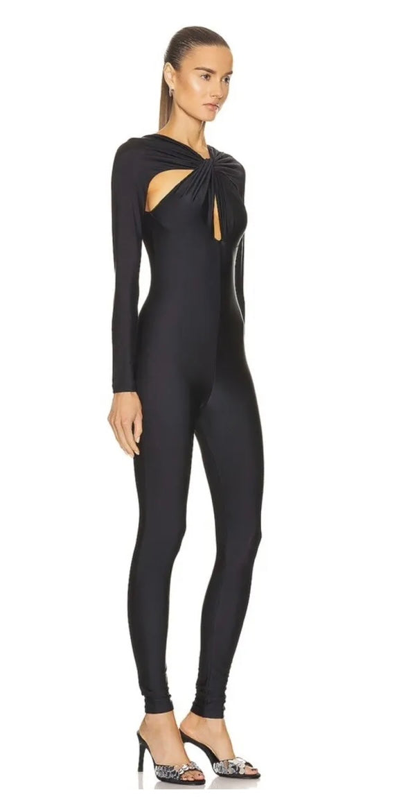 COPERNI CUTOUT BUTTERFLY JUMPSUIT WIITH MASK