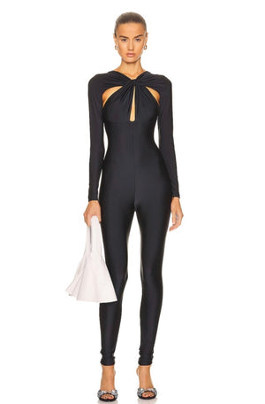 COPERNI CUTOUT BUTTERFLY JUMPSUIT WIITH MASK
