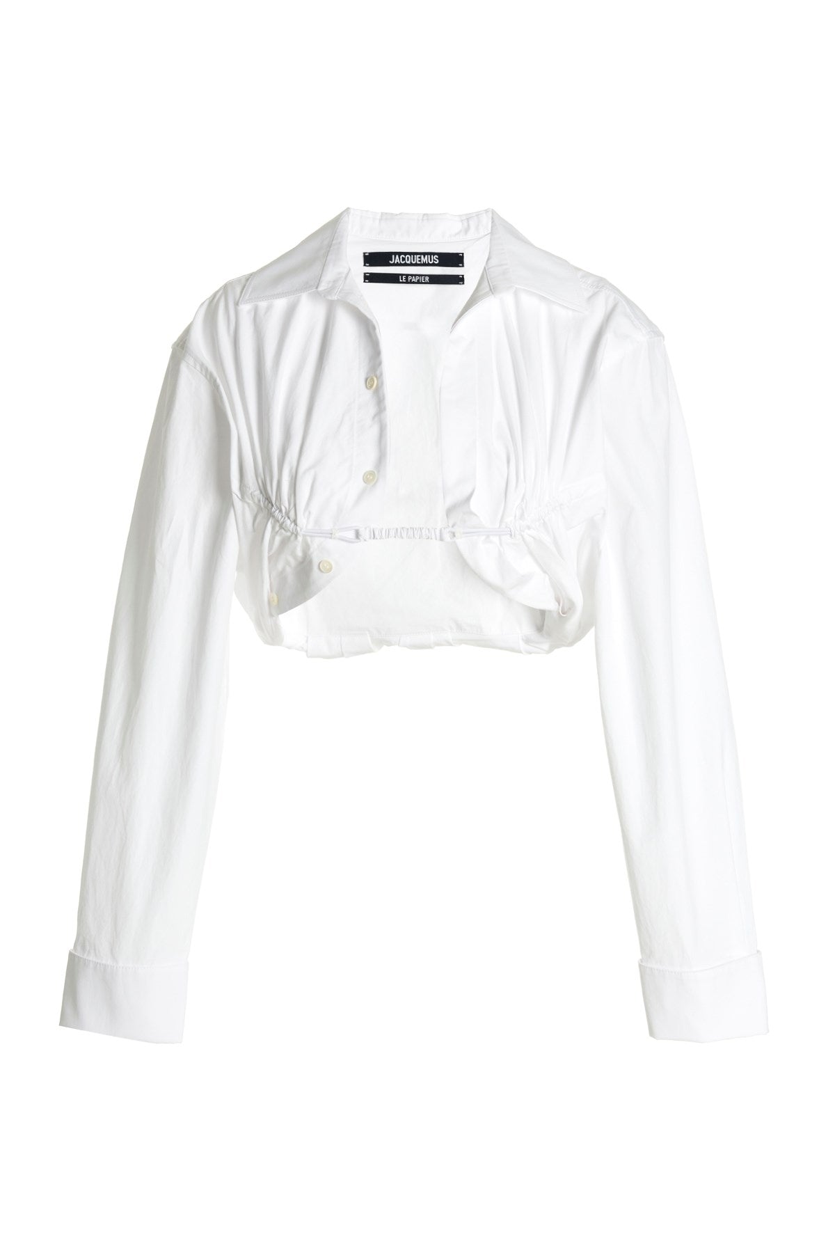 JACQUEMUS LA CHEMISE MACHOU BOLERO SHIRT