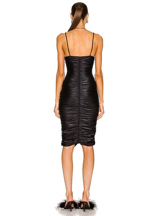 ALEXANDER WANG RUCHED CAMI DRESS