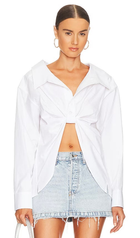 ALEXANDER WANG BUTTERFLY POPLIN SHIRT