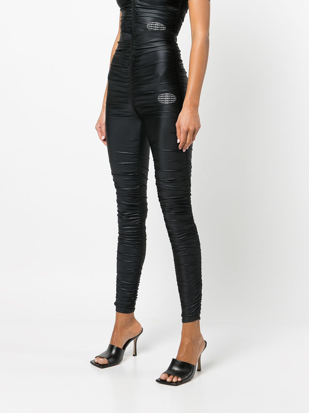 ALEXANDER WANG HIGH WAIST RUCHED LEGGING