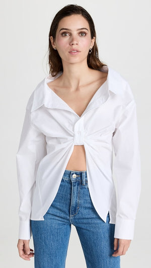 ALEXANDER WANG BUTTERFLY POPLIN SHIRT