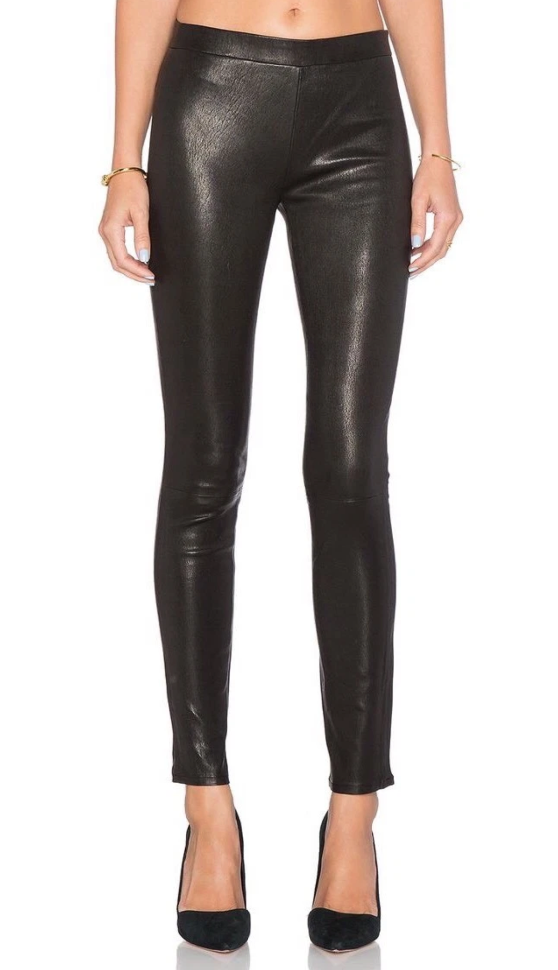 J BRAND L8007 “EDITA” PULL-UP LEATHER LEGGING