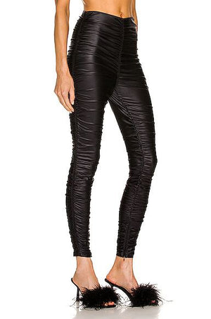 ALEXANDER WANG HIGH WAIST RUCHED LEGGING