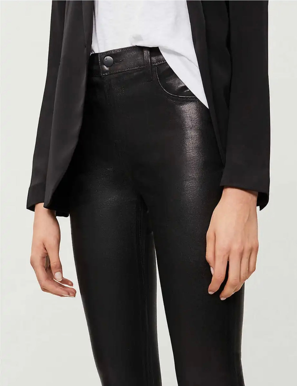 J BRAND MARIA HIGH RISE LEATHER LEGGING