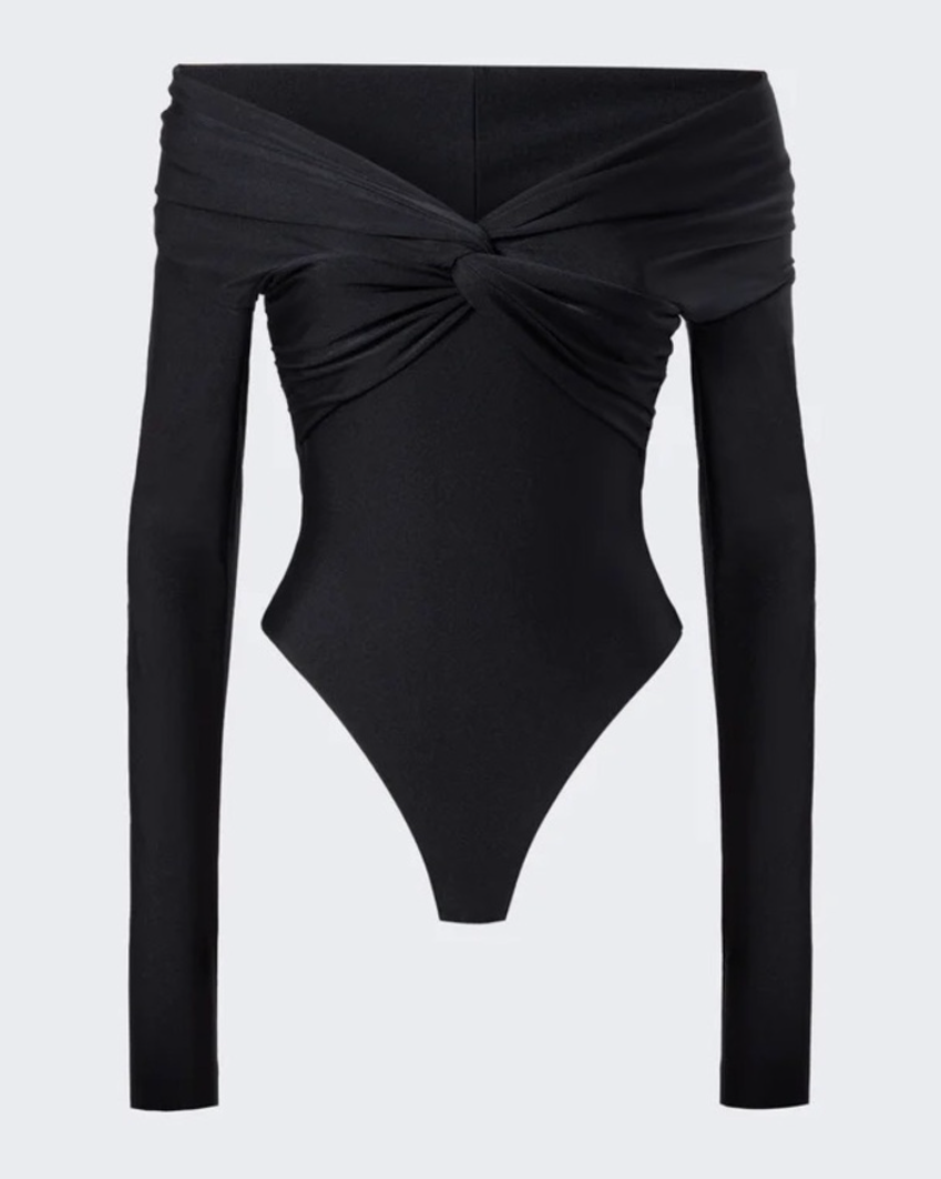 ANDAMANE KENDALL OFF-SHOULDER BODYSUIT