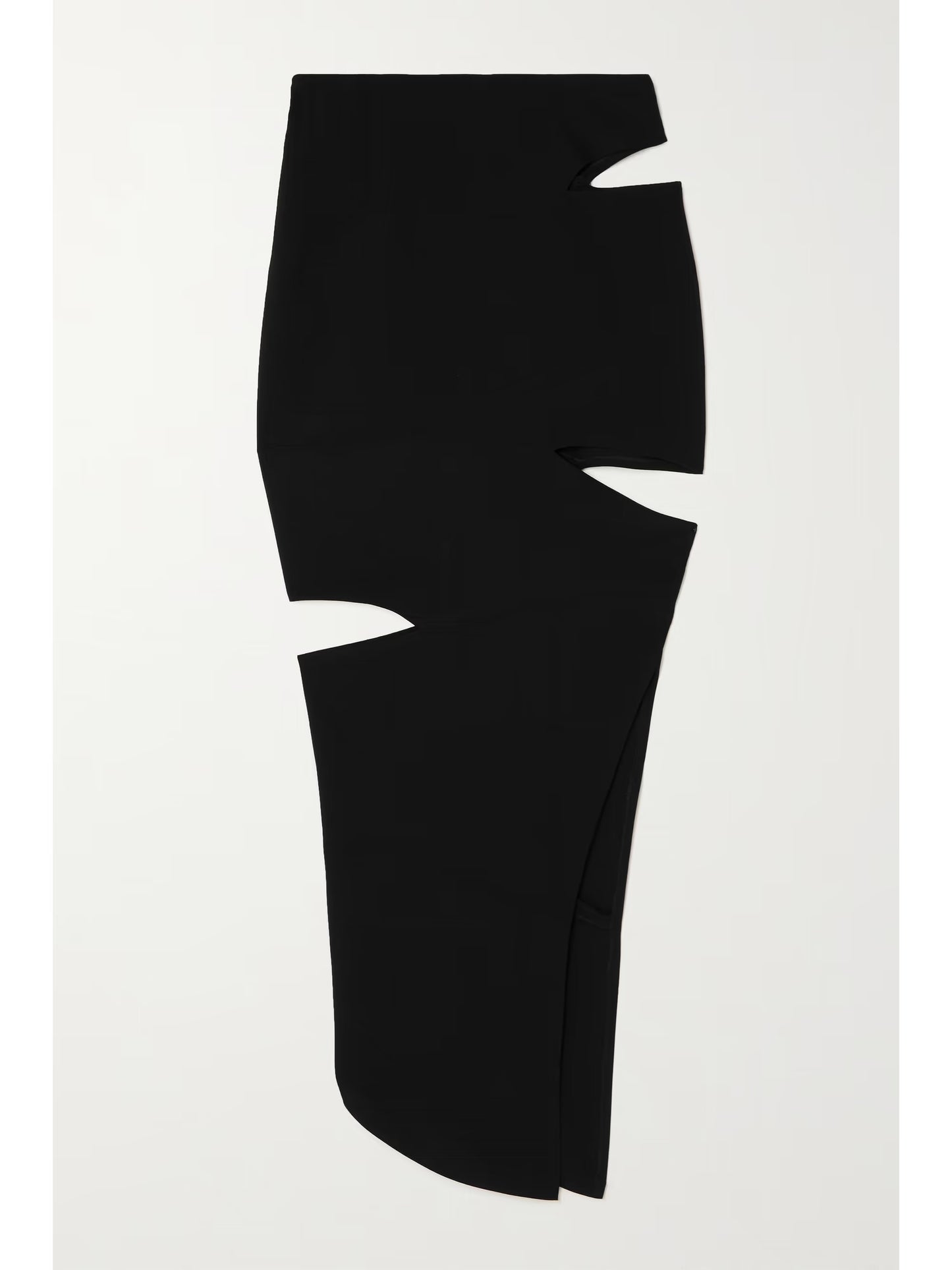 A.W.A.K.E. MODE CUTOUT STRETCH JERSEY PENCIL SKIRT