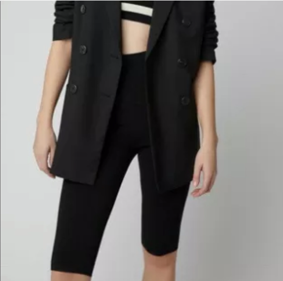 KHAITE “JANE” HIGH WAIST CROPPED LEGGING