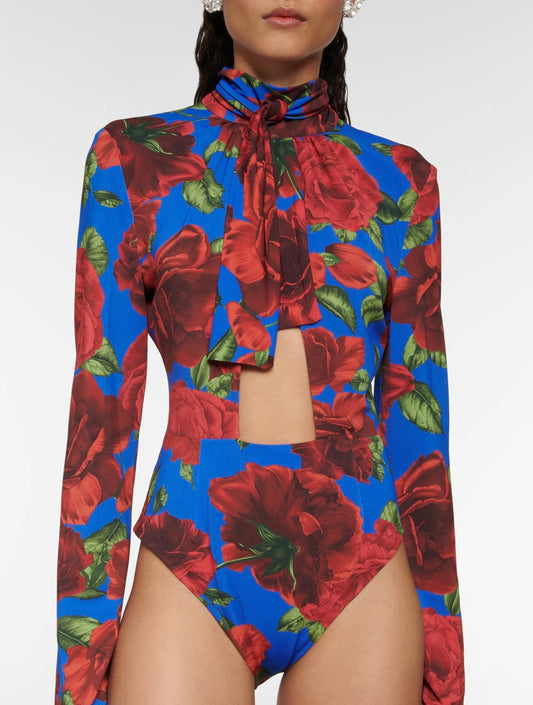 MAGDA BUTRYM FLORAL BODYSUIT