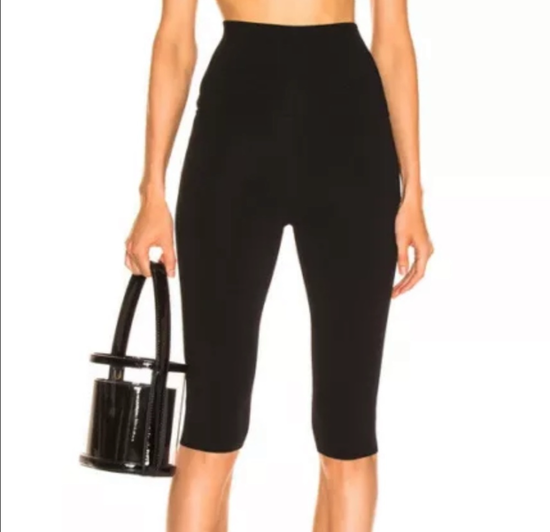 KHAITE “JANE” HIGH WAIST CROPPED LEGGING