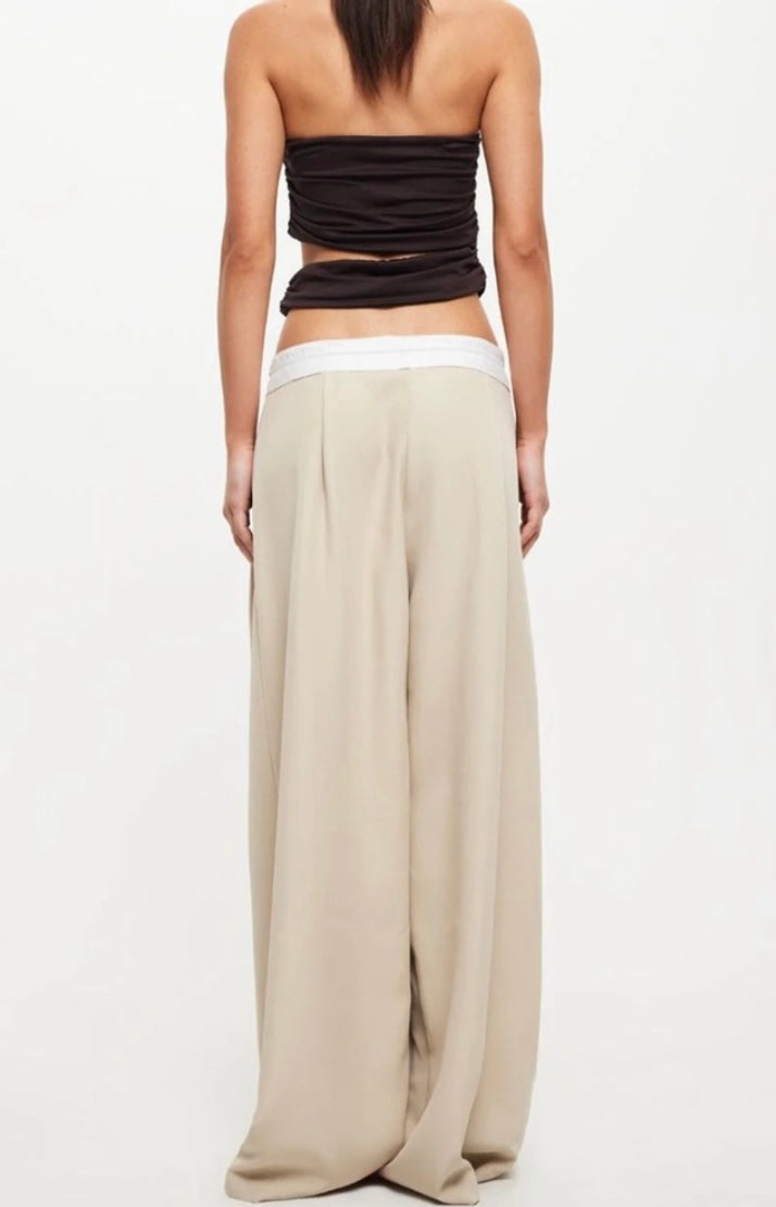 LIONESS DESIRE LOW RISE ASYMMETRICAL PANT