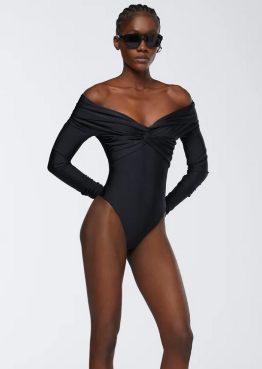 ANDAMANE KENDALL OFF-SHOULDER BODYSUIT