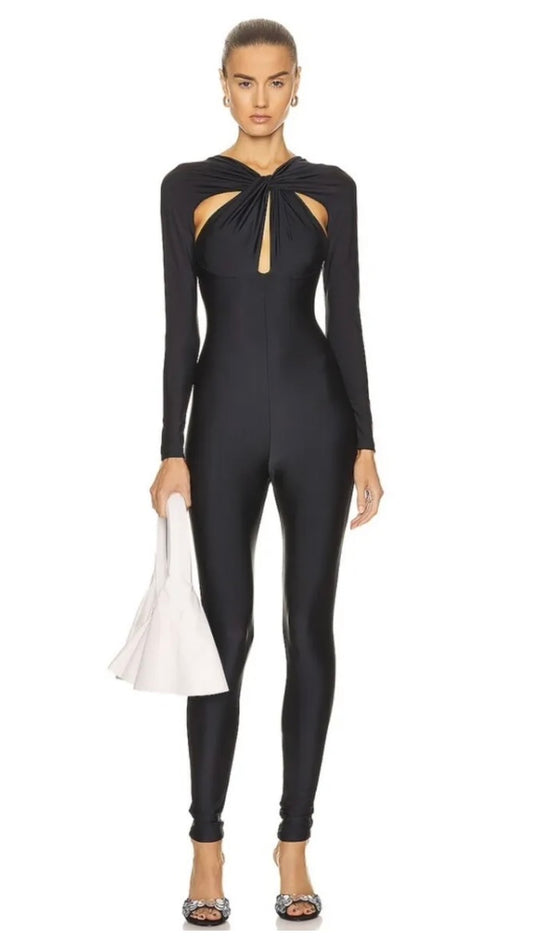 COPERNI CUTOUT BUTTERFLY JUMPSUIT WIITH MASK