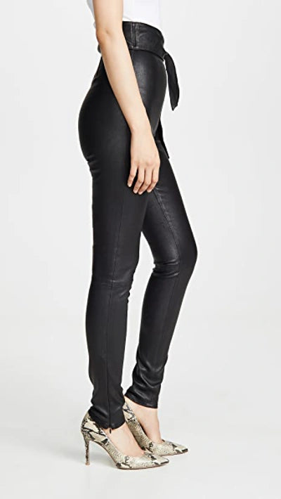 J BRAND X ELSA HOSK FRIDAY LEATHER PANTS