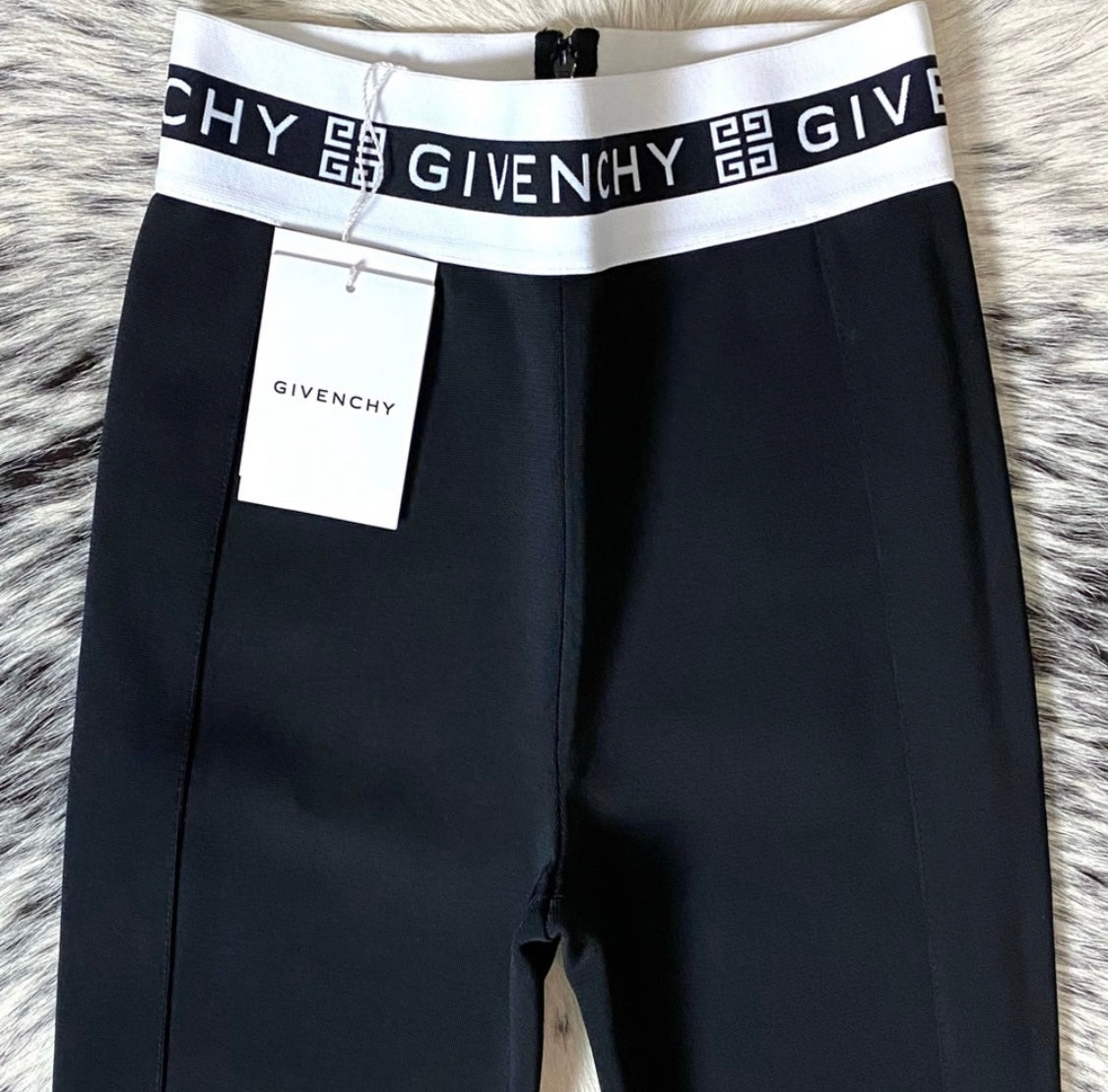 GIVENCHY 4G JACQUARD TRIMMED LEGGING