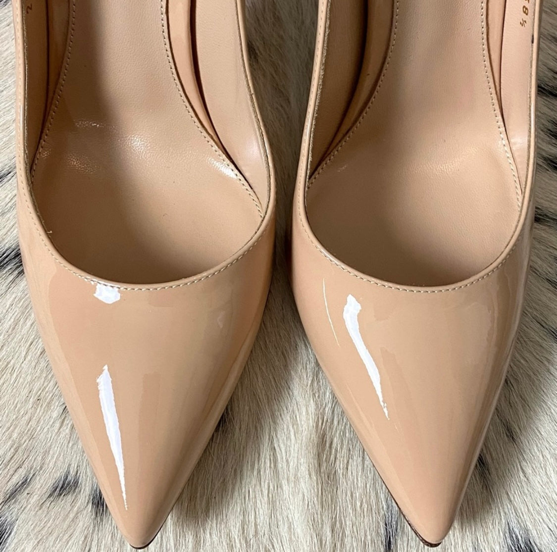 GIANVITO ROSSI 105MM POINTED TOE PATENT LEATHER PUMPS