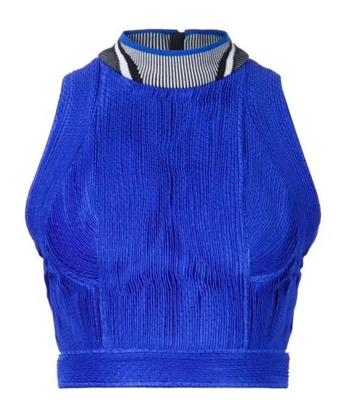 ALEXANDER WANG CROPPED MESH RUNWAY TOP